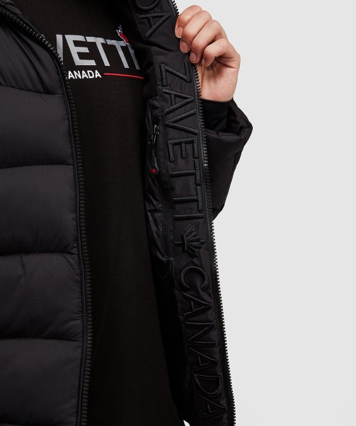 Black Zavetti Canada Malvini 3.0 Puffer Jacket