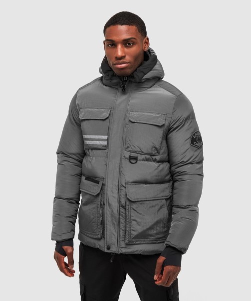 Black Donevan Puffer Jacket Zavetti Canada