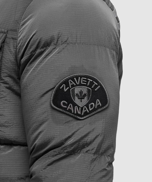 Black Donevan Puffer Jacket Zavetti Canada