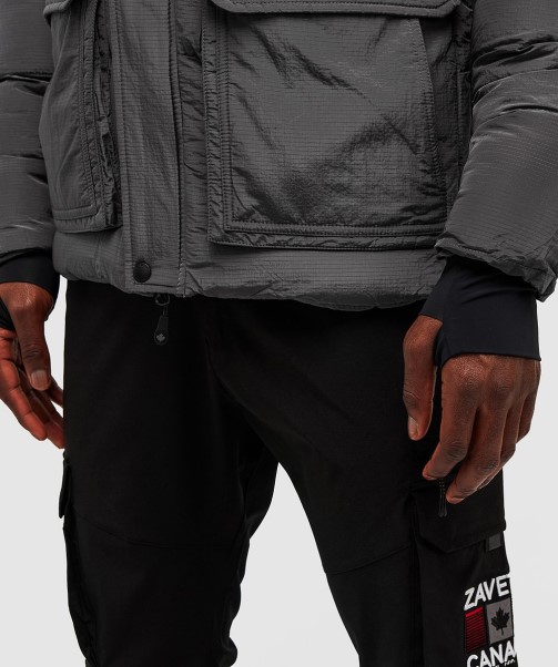 Black Donevan Puffer Jacket Zavetti Canada