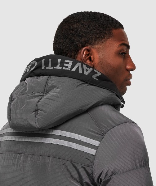 Black Donevan Puffer Jacket Zavetti Canada
