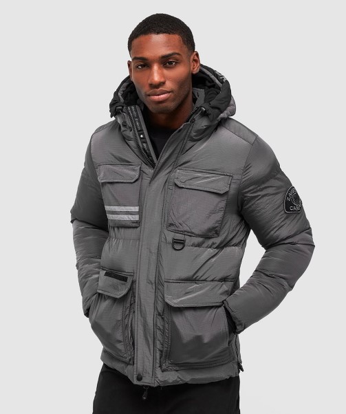 Donevan Puffer Jacket Zavetti Canada Grey