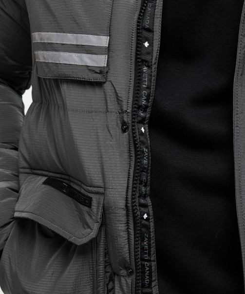 Donevan Puffer Jacket Zavetti Canada Grey