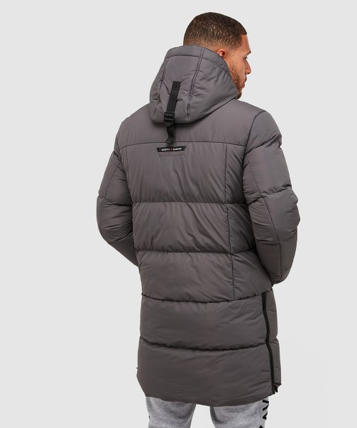 Grey Zavetti Canada Talvino 2.0 Longline Puffer Jacket