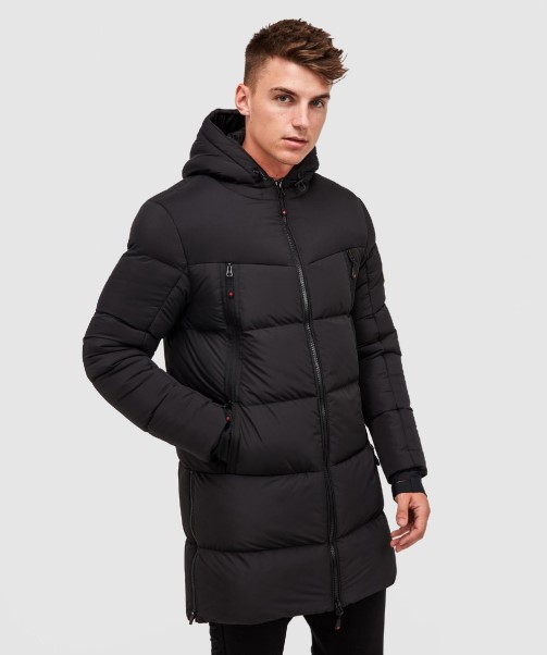 Grey Zavetti Canada Talvino 2.0 Longline Puffer Jacket