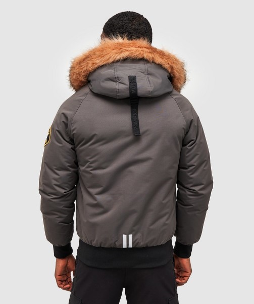 Abelli 2.0 Hooded Bomber Jacket Zavetti Canada Stone