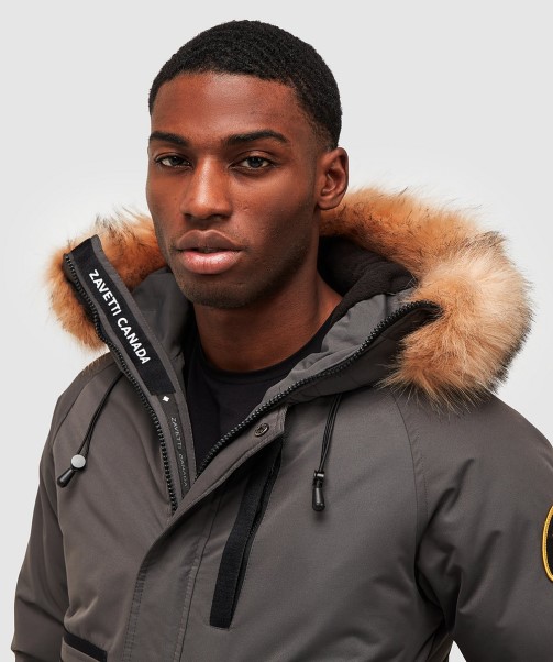 Abelli 2.0 Hooded Bomber Jacket Zavetti Canada Stone