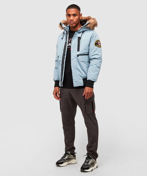 Abelli 2.0 Hooded Bomber Jacket Zavetti Canada Stone