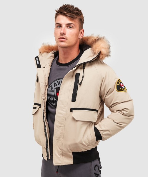 Abelli 2.0 Hooded Bomber Jacket Zavetti Canada Asphalt