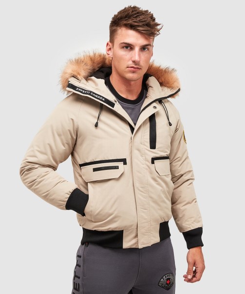 Abelli 2.0 Hooded Bomber Jacket Zavetti Canada Asphalt