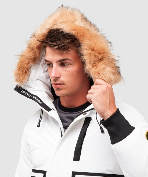 Abelli 2.0 Hooded Bomber Jacket Zavetti Canada Asphalt