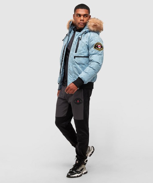 Zavetti Canada Ashley Blue Abelli 2.0 Reflective Bomber Jacket