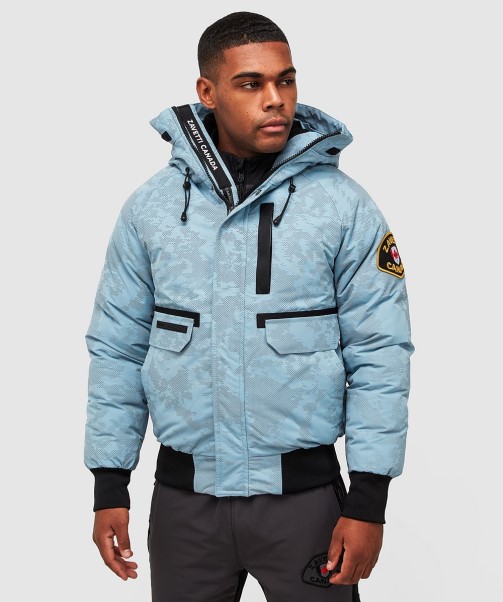 Zavetti Canada Ashley Blue Abelli 2.0 Reflective Bomber Jacket