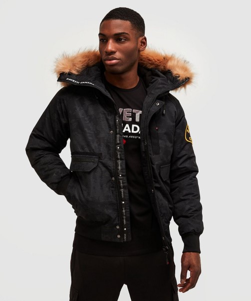 Zavetti Canada Ashley Blue Abelli 2.0 Reflective Bomber Jacket