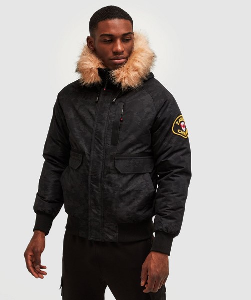 Zavetti Canada Ashley Blue Abelli 2.0 Reflective Bomber Jacket