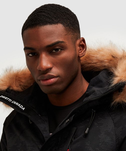 Zavetti Canada Ashley Blue Abelli 2.0 Reflective Bomber Jacket