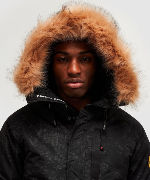 Zavetti Canada Ashley Blue Abelli 2.0 Reflective Bomber Jacket