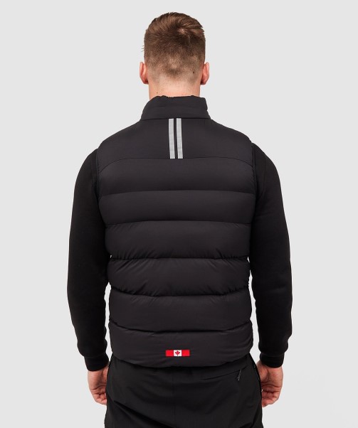 Zavetti Canada Atlin Puffer Gilet Grey