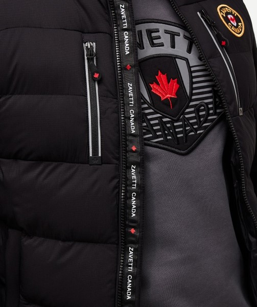 Zavetti Canada Atlin Puffer Gilet Grey