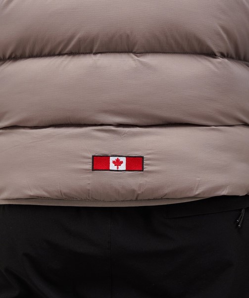 Zavetti Canada Atlin Puffer Gilet Grey