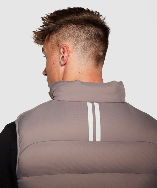 Zavetti Canada Atlin Puffer Gilet Grey