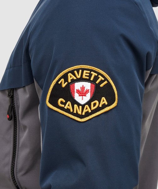 Zavetti Canada Fino Windrunner Jacket Jet Black