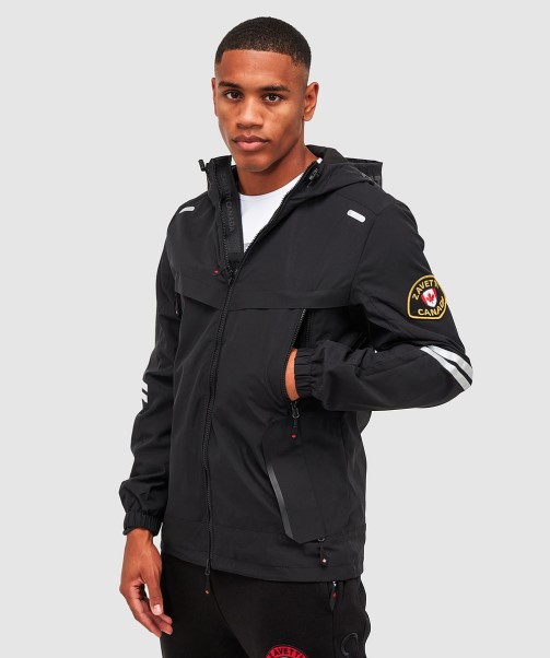 Zavetti Canada Fino Windrunner Jacket Jet Black