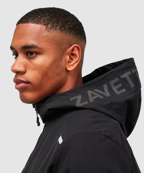Zavetti Canada Fino Windrunner Jacket Jet Black