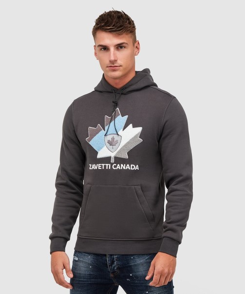 Magnet Grey Zavetti Canada Pollicci Overhead Hoodie