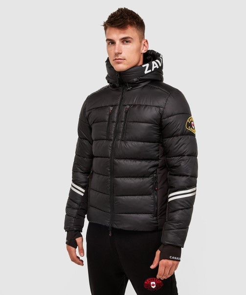 Black Pollux Puffer Jacket Zavetti Canada