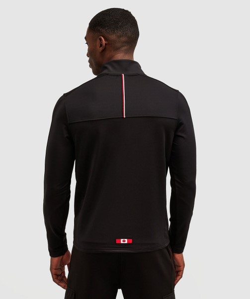 Rivelini Quarter Zipped T-Shirt Zavetti Canada Asphalt