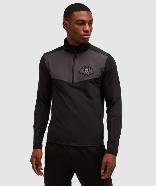 Rivelini Quarter Zipped T-Shirt Zavetti Canada Asphalt