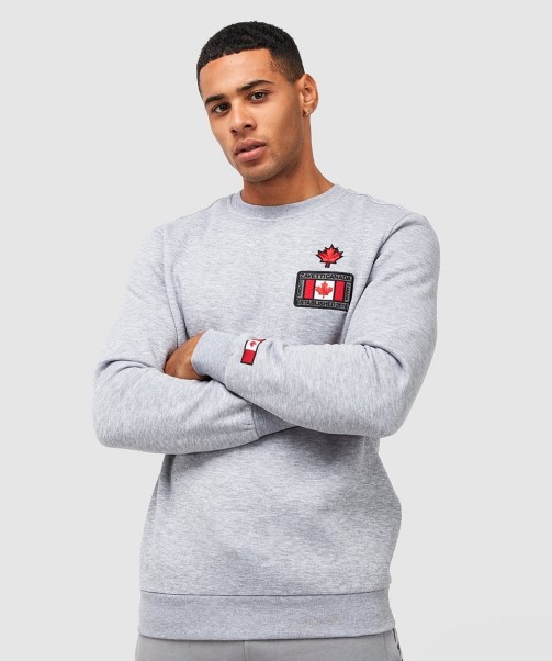 Grey Marl Zavetti Canada Veccini Sweatshirt
