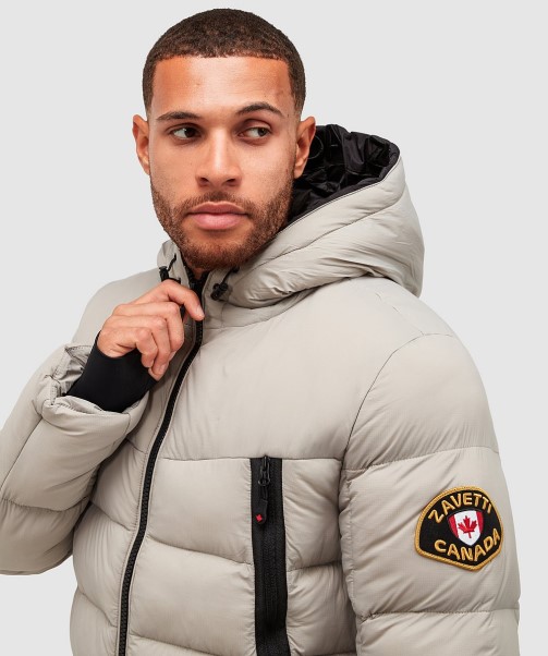 Malvini 3.0 Puffer Jacket White Zavetti Canada