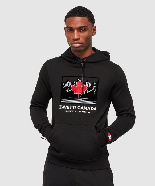 Zavetti Canada Logan Overhead Hoodie Jet Black