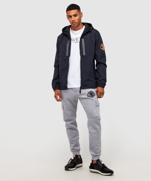 Dark Navy Zavetti Canada Alvini Windrunner Jacket