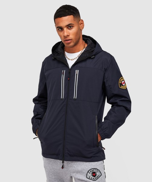 Dark Navy Zavetti Canada Alvini Windrunner Jacket