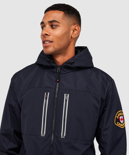Dark Navy Zavetti Canada Alvini Windrunner Jacket