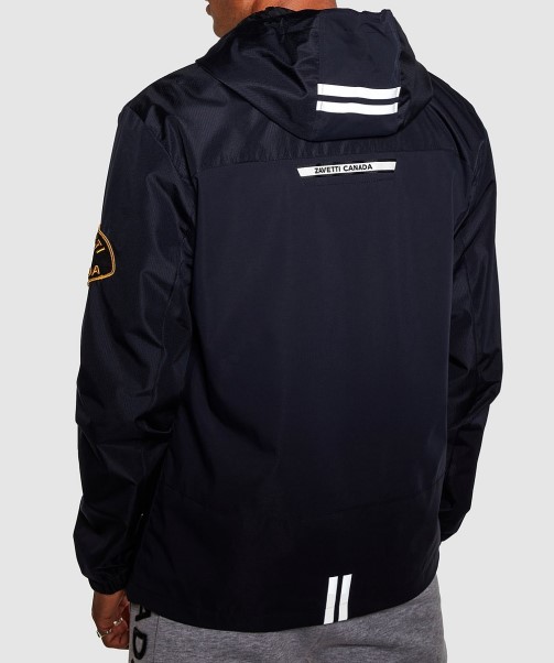 Dark Navy Zavetti Canada Alvini Windrunner Jacket