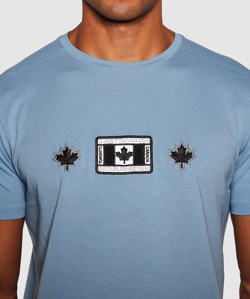 Viro T-Shirt Zavetti Canada Fashion Sky Blue