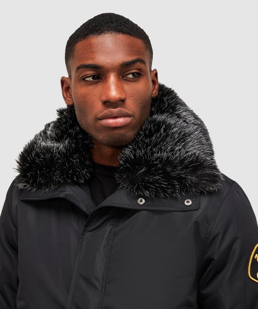 Zavetti Canada Fashion Black Valter Bomber Jacket