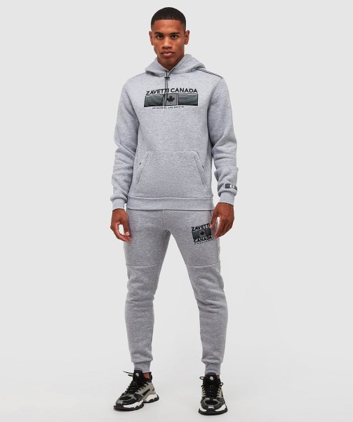 Ovello Jogger Grey Marl Zavetti Canada Fashion