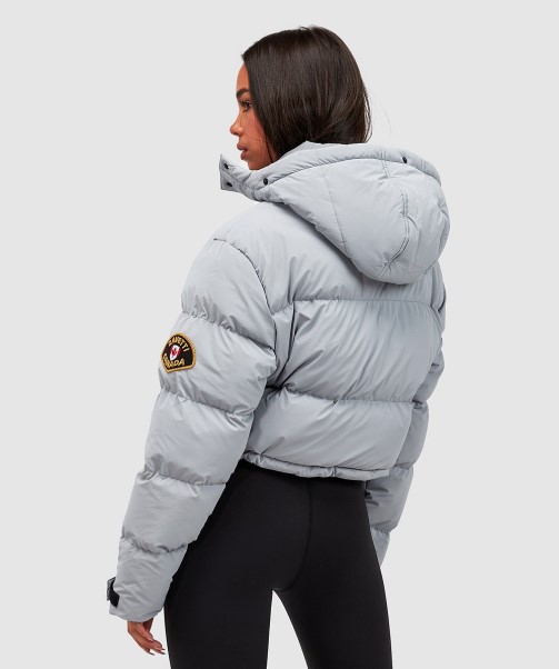 Womens Bellucci 2.0 Crop Jacket Zavetti Canada Grey