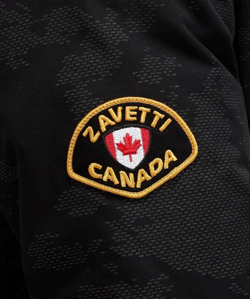 Womens Gabellia Camo Reflective Bomber Jacket Black Zavetti Canada Fashion