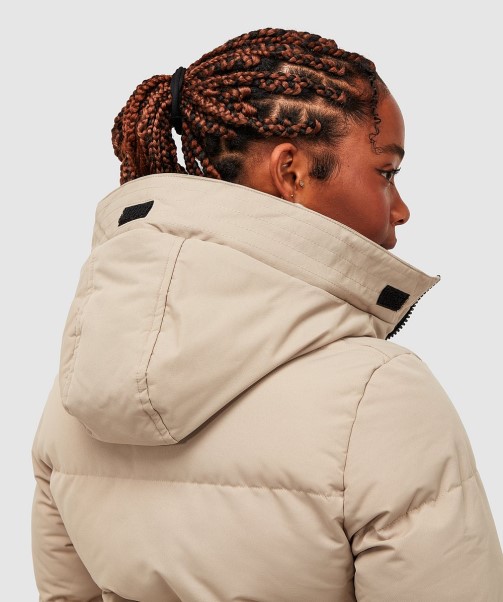 Zavetti Canada Fashion STONE Womens Goshawa Puffer Parka Jacket