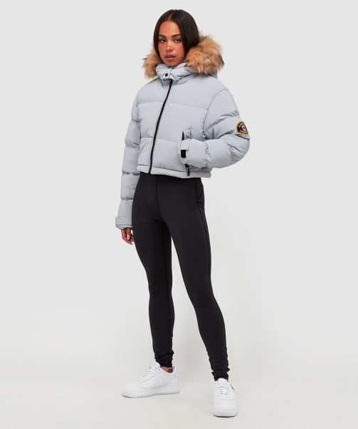 Zavetti Canada Fashion Womens Bellucci 2.0 Crop Jacket Black