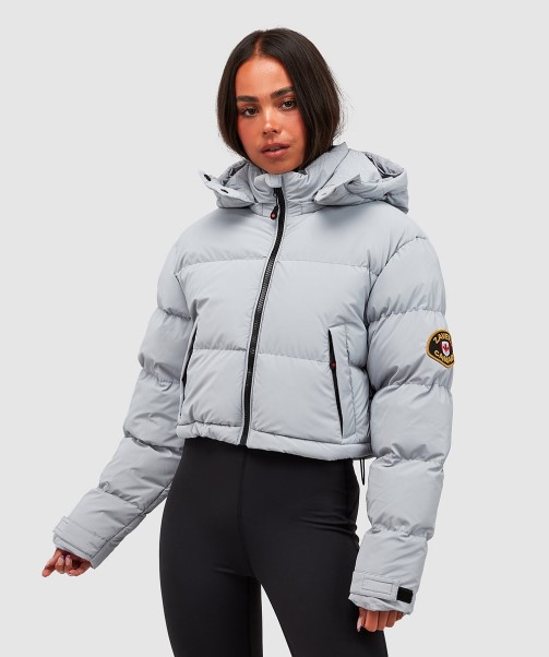 Zavetti Canada Fashion Womens Bellucci 2.0 Crop Jacket Black