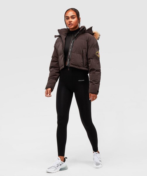 Zavetti Canada Fashion Womens Bellucci 2.0 Crop Jacket Black