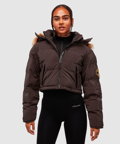 Zavetti Canada Fashion Womens Bellucci 2.0 Crop Jacket Black