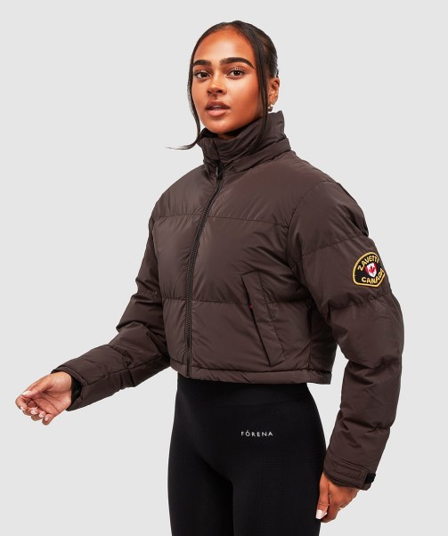 Zavetti Canada Fashion Womens Bellucci 2.0 Crop Jacket Black